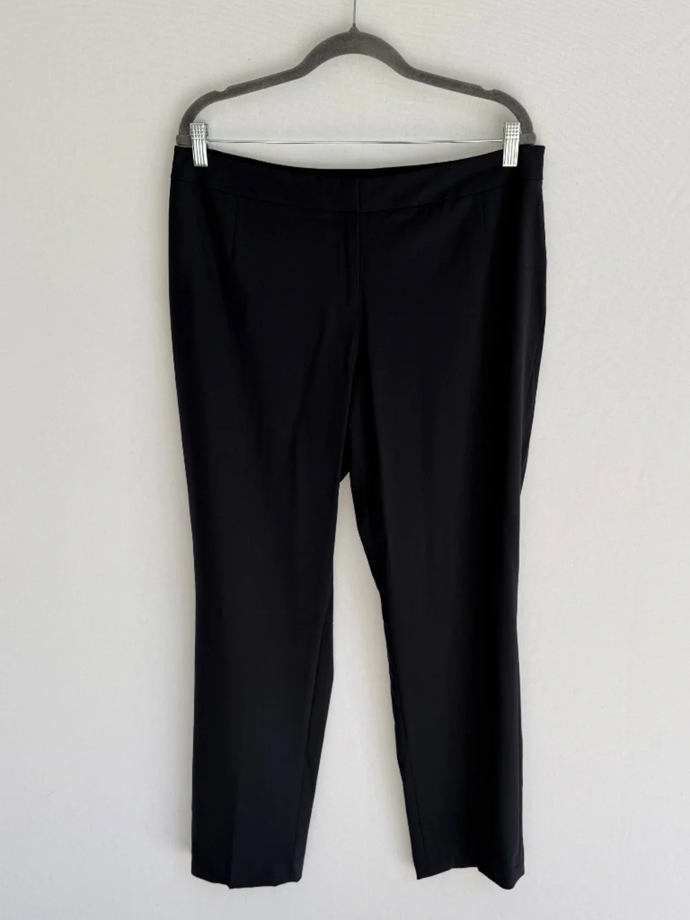 LAFAYETTE 148 Women’s Size 14 Navy Wool Flat Front Trousers NEW